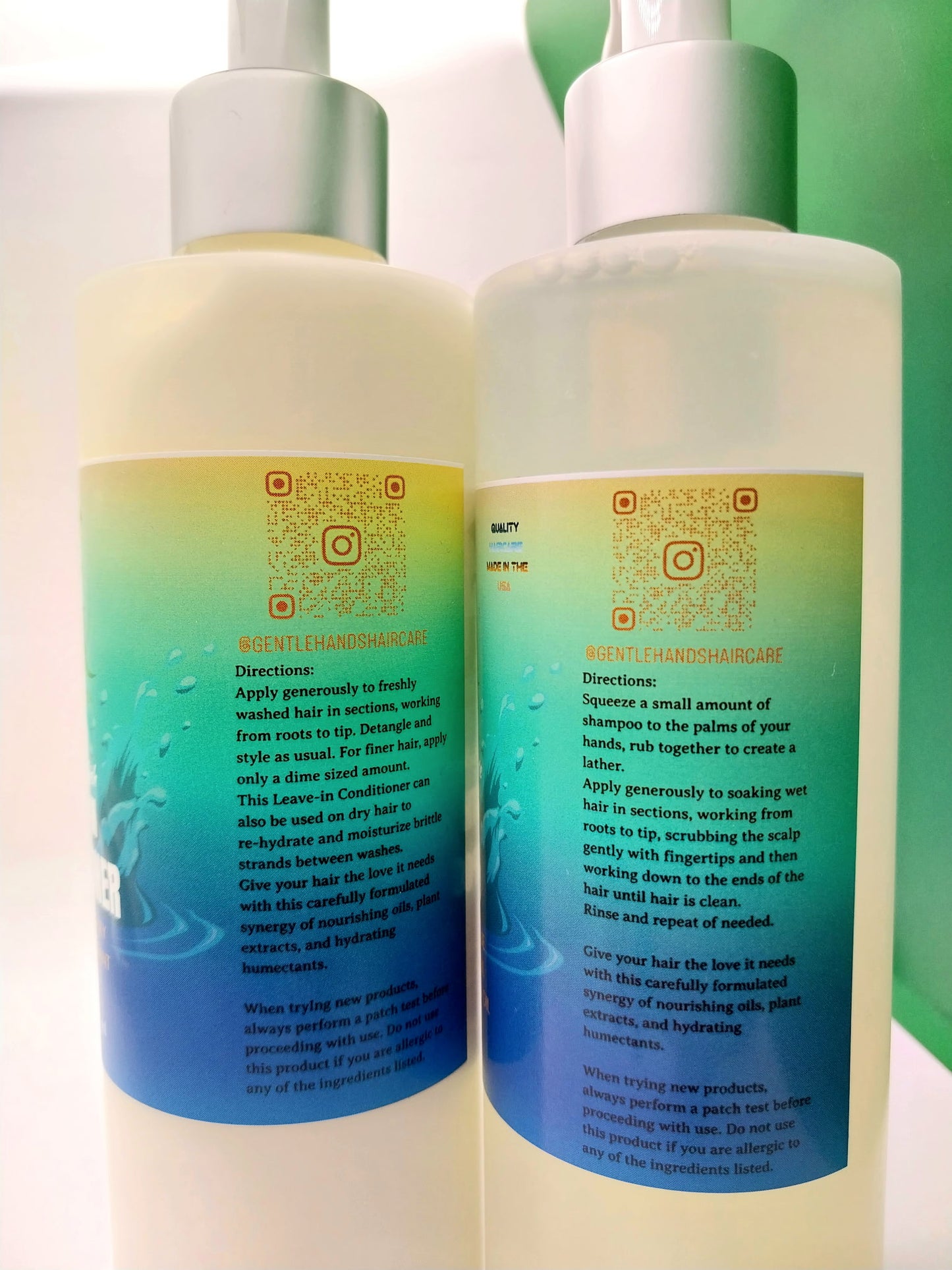 Shampoo & Leave-in Conditioner Set (8oz & 9oz)