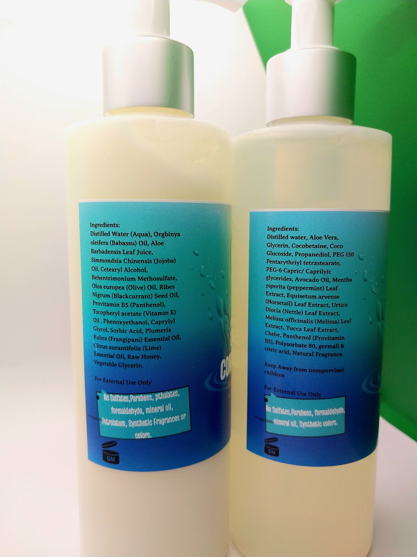 Shampoo & Leave-in Conditioner Set (8oz & 9oz)
