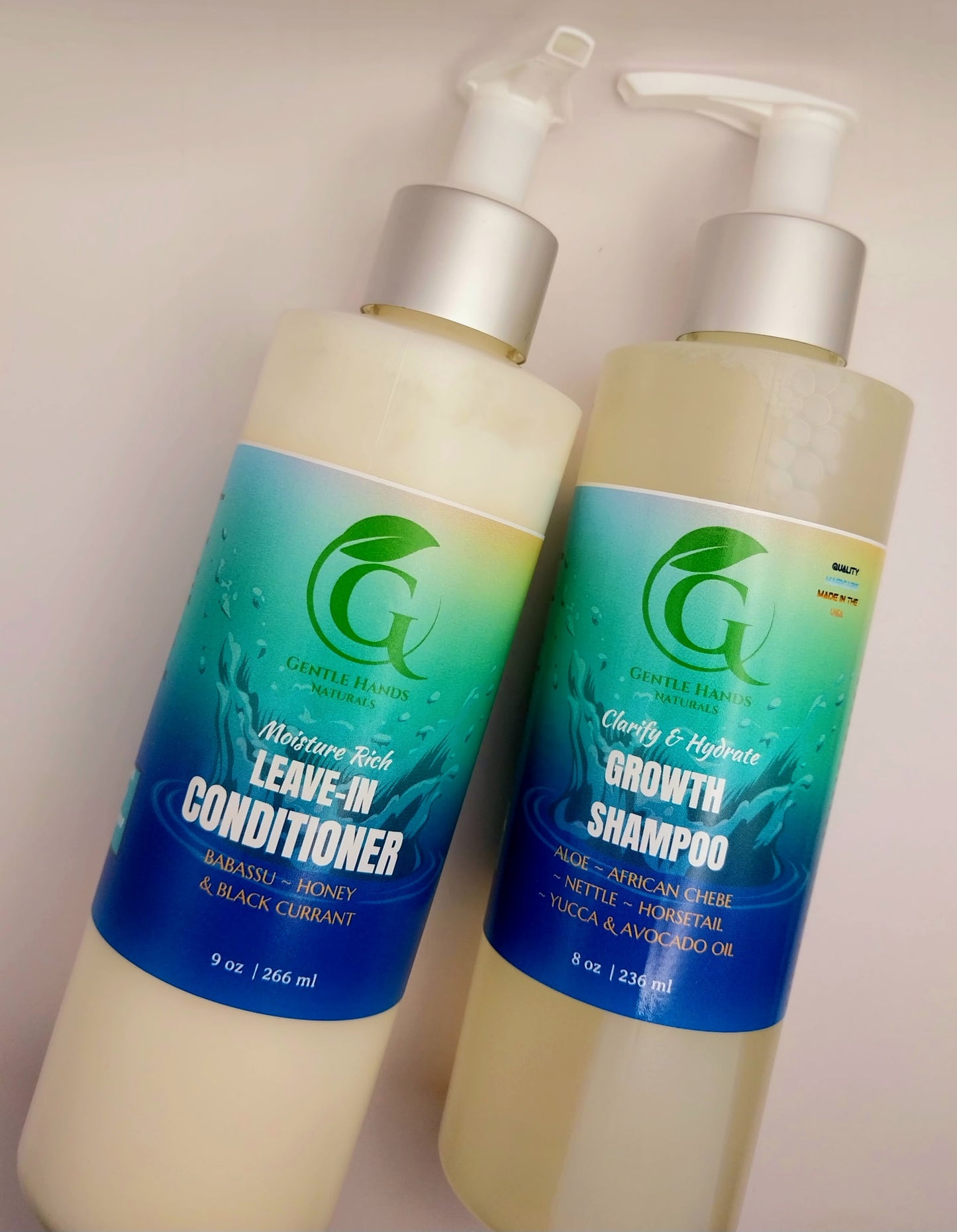 Shampoo & Leave-in Conditioner Set (8oz & 9oz)